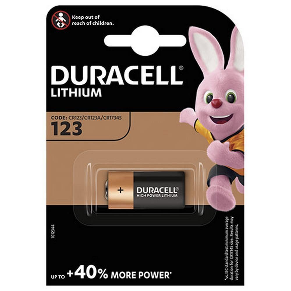 Lithium Batteri Duracell CR123 - Fantastisk tilbud!