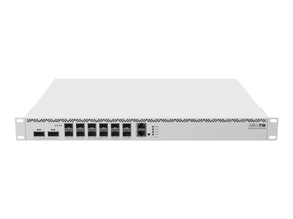 Mikrotik Cloud Core Router CCR2216 - 100Gbe, 25Gbe Rackmonterbar