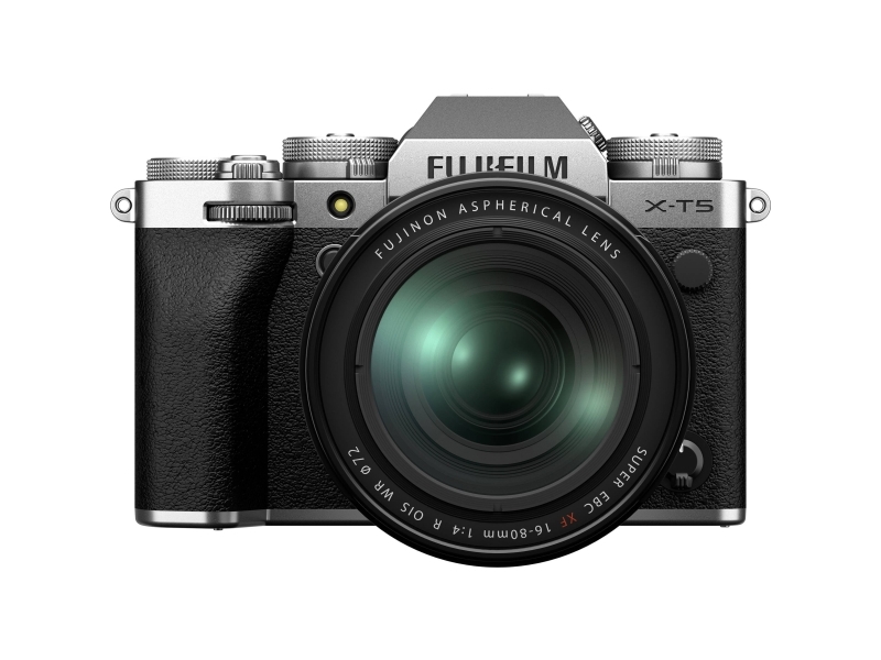 Fujifilm X-T5 + XF16-80mm F4 R OIS WR Digitalkamera Sølv