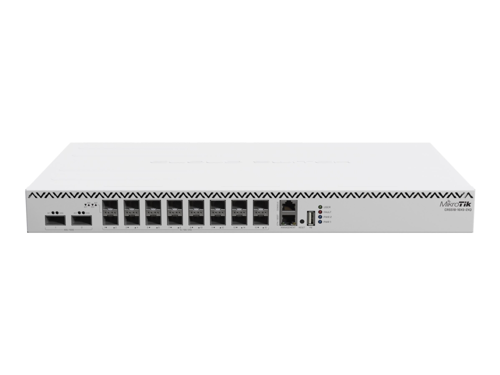 Mikrotik CRS518-16XS-2XQ-RM - L3 Switch med 16x25G + 2x100G