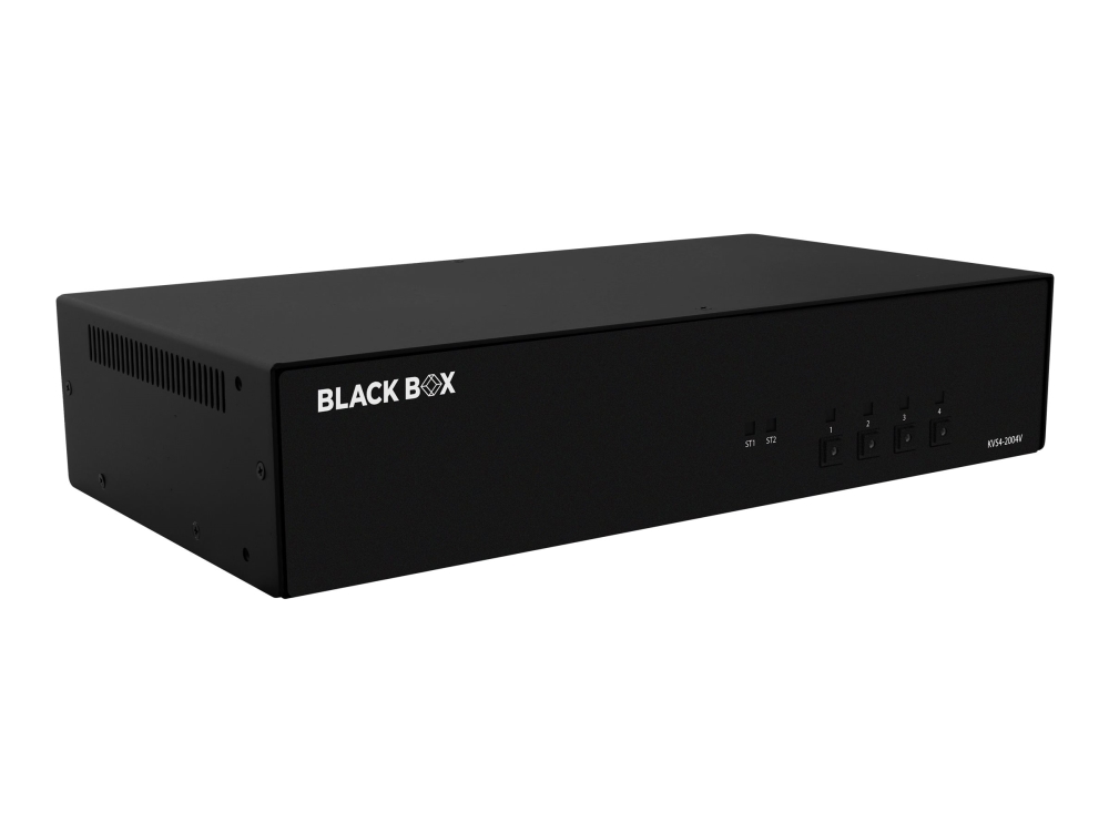 Sikker KVM Audio Switch 4 X KVM til 2 Brugere - Black Box