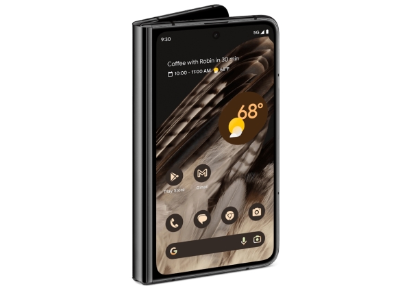 Pixel Fold, 19,3 Cm (7.6"), 2208 X 1840 Pixel, 12 Gb, 256 Gb, 48 Mp, Sort fra Google
