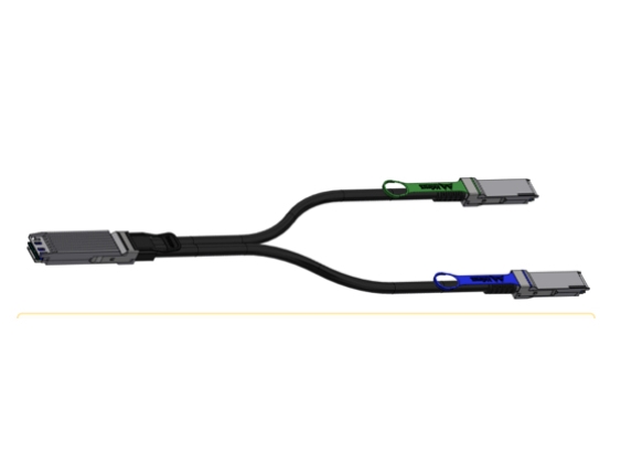 800gbase Cu Til 2x 400gbase Cu Direkte Tilslutningssplitterkabel   Osfp Til Qsfp112   5 M   Ib Dobbeltport Ndr, Aktiv fra Nvidia