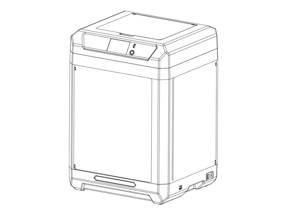Guider 3   3d Printer   Fff   Byggestørrelse Op Til 300 X 250 X 340 Mm   Lag: 0.05 Mm   Lan, Usb Vært, Wi Fi fra Flashforge