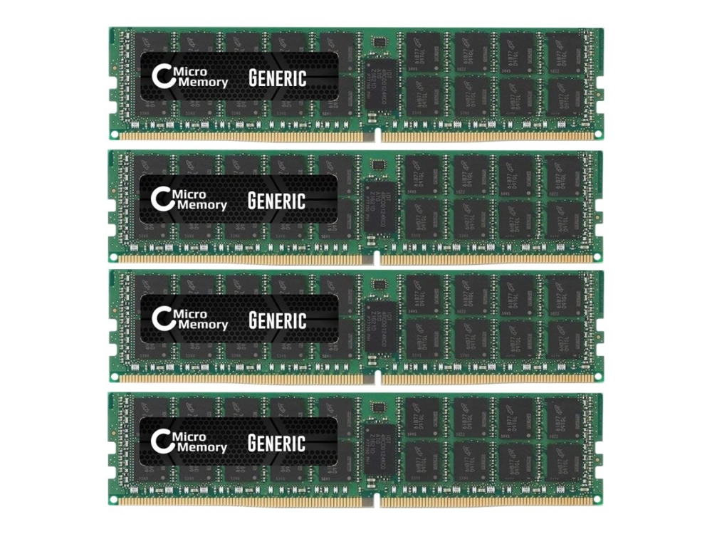 Ddr4   Sæt   64 Gb: 4 X 16 Gb   Dimm 288 Pin   2133 Mhz   Pc4 17000   1.2 V   Registreret Med Paritet   Ecc fra Coreparts