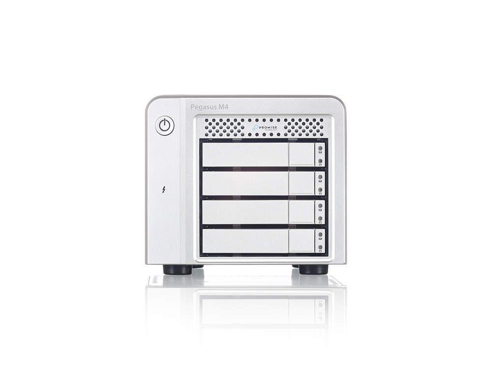 Pegasus M4, 16 Tb, Ssd, Sata, 2.5", Tower, Hvid fra Promise Technology