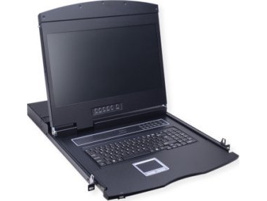 19 Kvm Switch, 8 Porte, 48 Cm (19) Tft (16:9), Vga, Usb, Tastatur Fransk (fr) fra Value