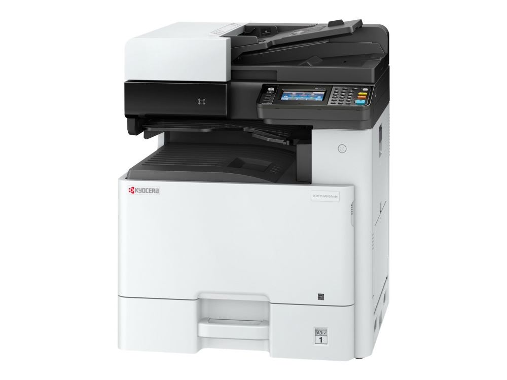 Ecosys M8130cidn   Multifunktionsprinter   Farve   Laser   A3 (297 X 420 Mm), Ledger (279 X 432 Mm) (original)   A3 Ledger (medie)   Op Til 3 fra Kyocera