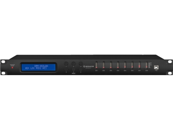 Drm 882lan Digital 8x8 Matrix Router fra Monacor