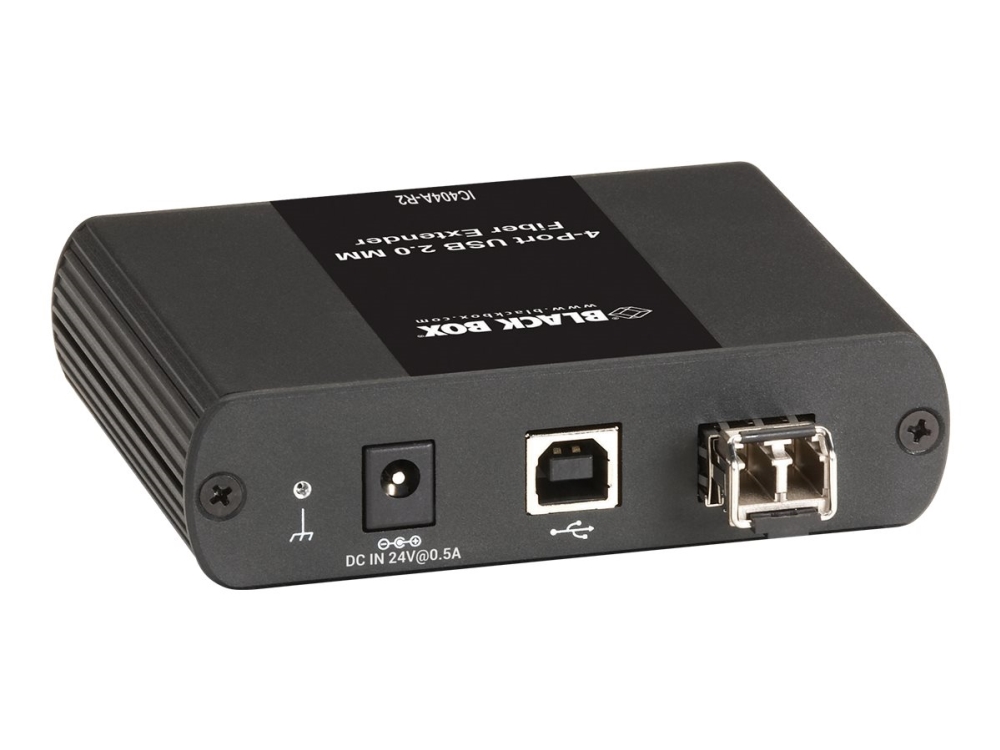 Usb 2.0 Extender Ic404a R2   Usb Forlængerkabel   Usb 2.0   4 Porte   Op Til 500 M fra Black Box