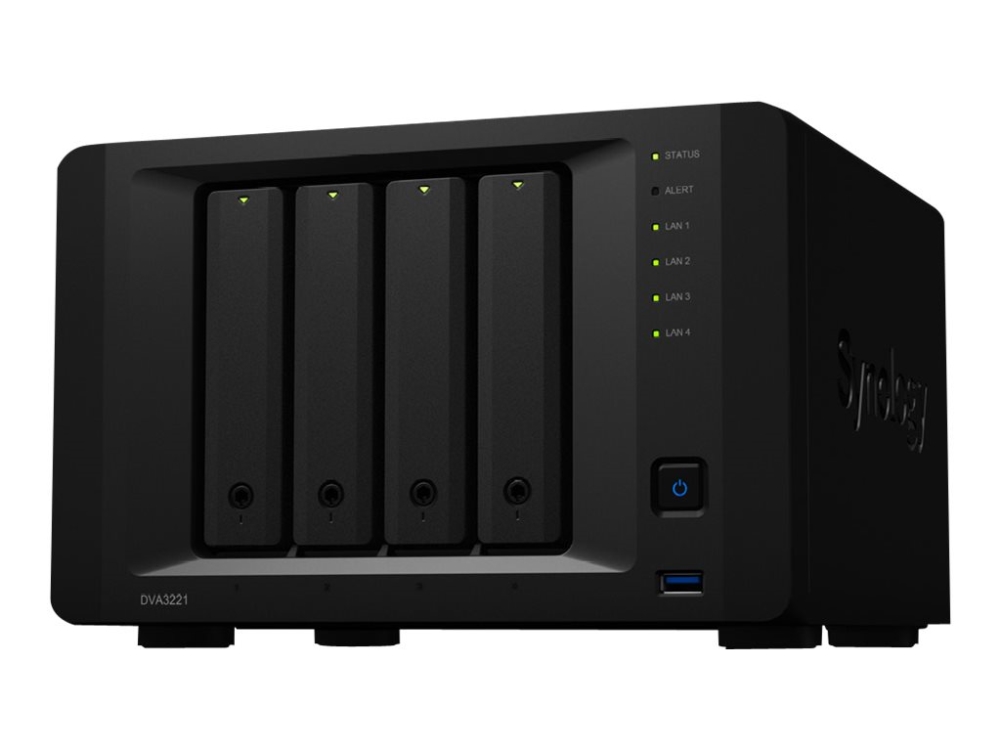 Deep Learning Nvr Dva3221   Nvr   32 Kanaler   Netværket fra Synology