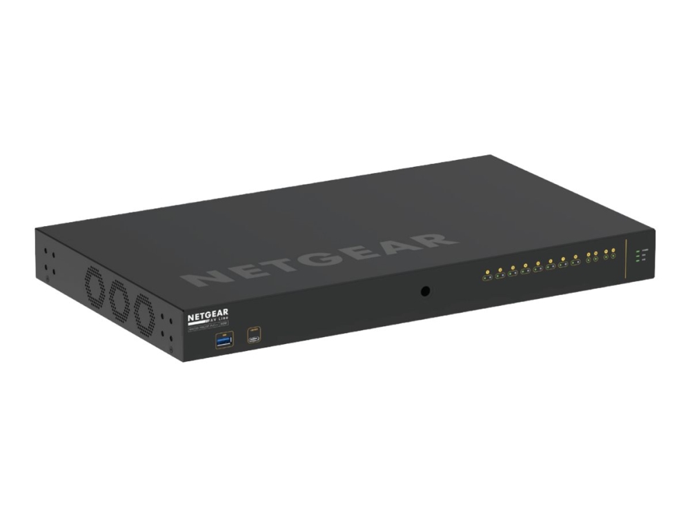 Av Line M4250 10g2xf Poe++   Switch   L3   Administreret   10 X 10 100 1000 (8 Poe++) + 2 X 10 Gigabit Sfp+   Side Til Side Luftstrøm   Monte fra Netgear