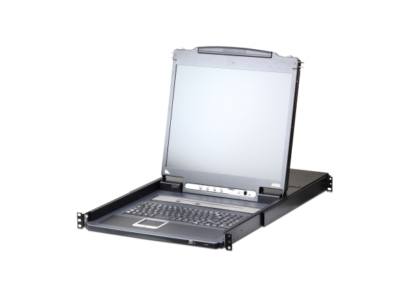 8 Port 17" Lcd Kvm Over Ip Switch (usb   Ps 2 Vga) fra Aten Technology