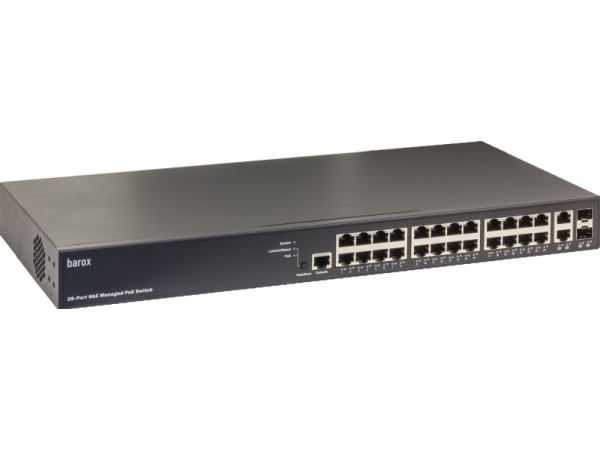 Ry Lgsp23 26, Administreret, L2 L3, Gigabit Ethernet (10 100 1000), Strøm Over Ethernet (poe) fra Barox