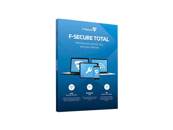 F Secure Total   Licensabonnemet   Win, Mac fra F-secure