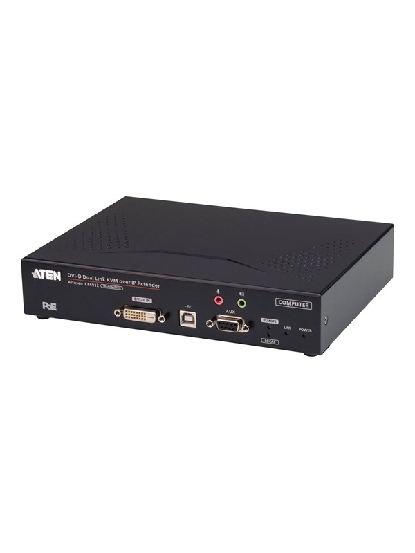 Altusen Ke6912t Dvi Kvm Over Ip Extender (transmitter) fra Aten