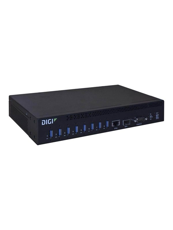Anywhereusb 8 Plus Usb Hub   Usb 3.2   8 Ports   Sort fra Digi