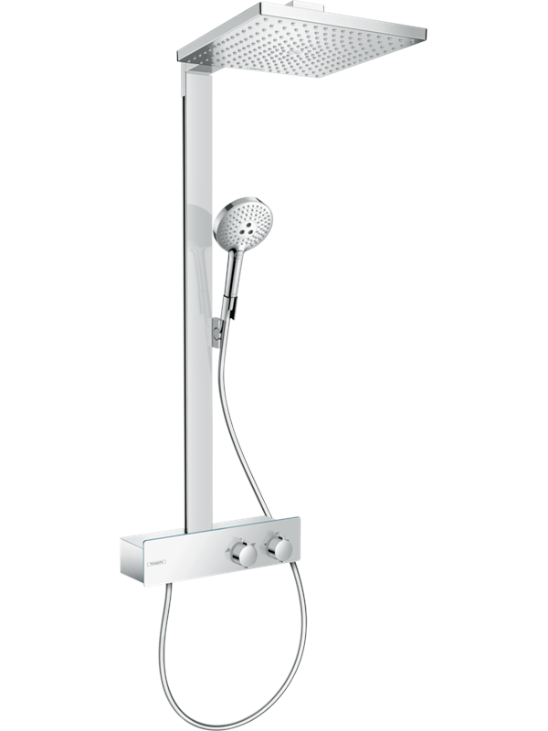 Raindance E Showerpipe 300 Brusesystem Med Showertablet 350, 1 Stråletype, Krom fra Hansgrohe