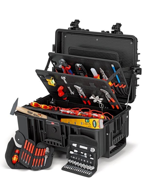 Værktøjskuffert "robust45 Move" El fra Knipex