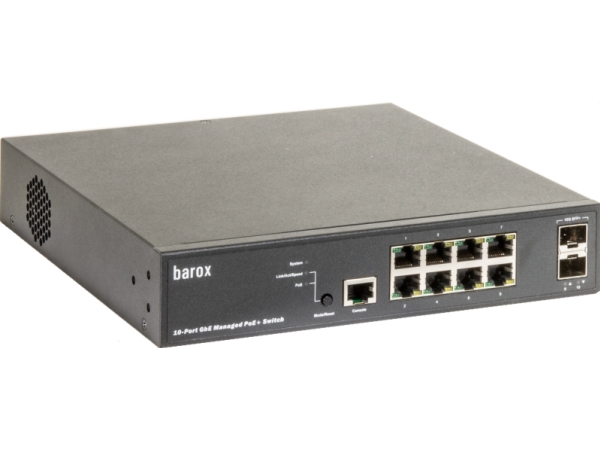 Ry Lgsp28 10, Administreret, L2 L3, Gigabit Ethernet (10 100 1000), Strøm Over Ethernet (poe) fra Barox