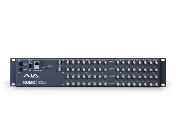 Kumo 3232, Bnc, Sort, 400 M, 3 Gbit Sek., 100   240 V, 50 60 Hz fra Aja