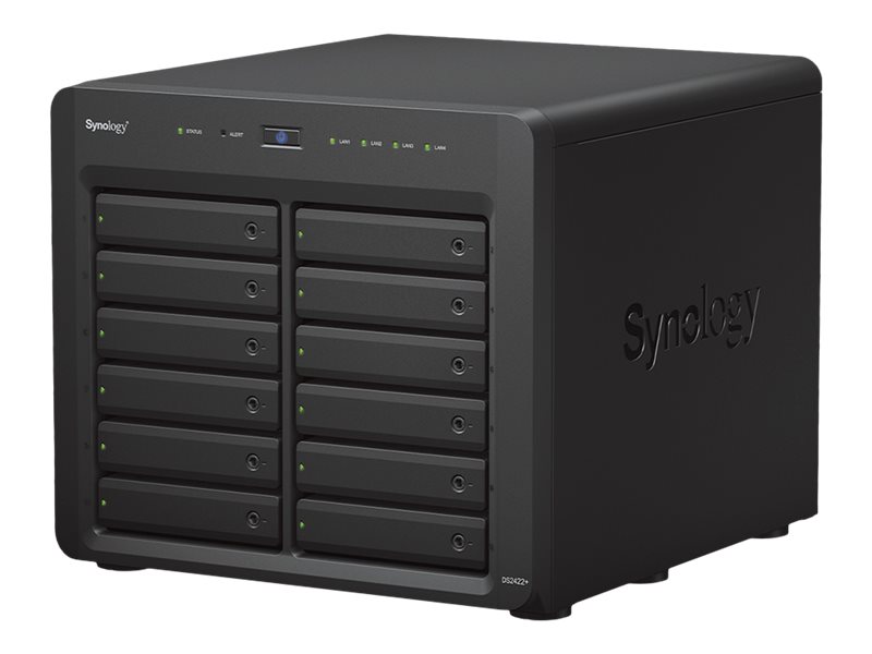 Disk Station Ds2422+   Nas Server   12 Bays   Sata 3gb S   Raid 0, 1, 5, 6, 10, Jbod   Ram 4 Gb   Gigabit Ethernet   Iscsi Support fra Synology