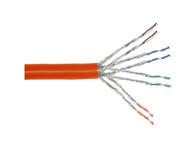 77500i, 500 M, Cat7a, S Ftp (s Stp), Orange fra Inline