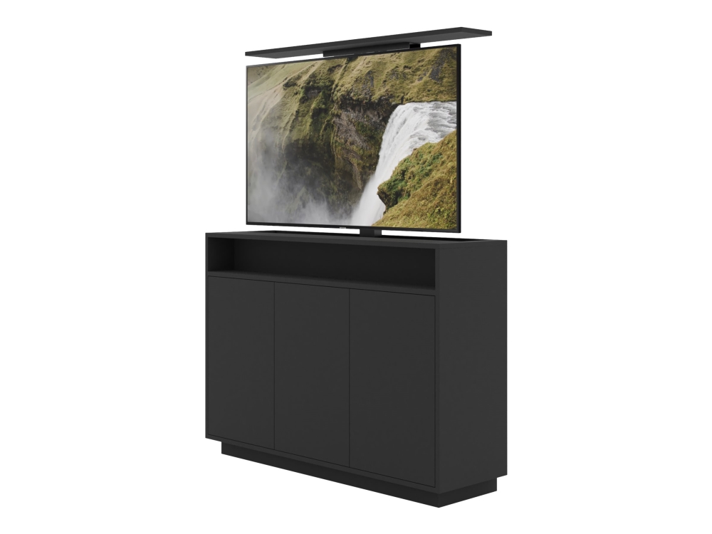 M   Kabinetenhed   Elevator   For Lcd Display Højttaler   Sort   Skærmstørrelse: 55" fra Multibrackets