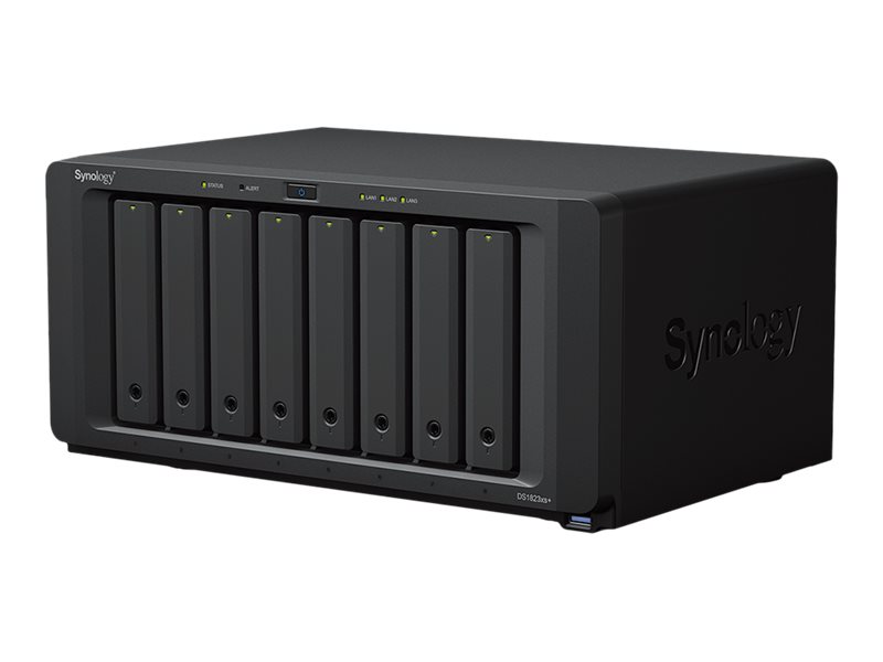 Disk Station Ds1823xs+   Nas Server   8 Bays   Sata 6gb S   Raid Raid F1, Jbod, 0, 1, 5, 6, 10   Ram 8 Gb   Gigabit Ethernet   10 Gigabit Et fra Synology