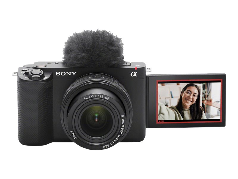 A Zv E1l   Digitalkamera   Spejlløst   12.1 Mp   Full Frame   4k   59.94 Fps   2.1x Optisk Zoom Fe 28 60 Mm F 4 5.6 Objektiv   Nfc, Wi Fi, Bluet fra Sony