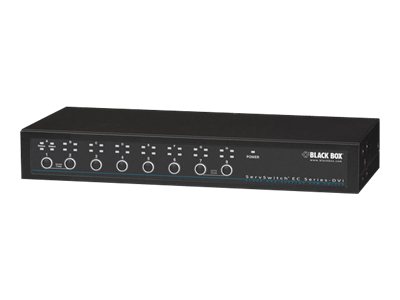 Servswitch Ec For Dvi + Usb Servers And Dvi + Usb Console   Kvm Switch   16 X Kvm Port(s)   1 Lokalbruger   Desktop, Monterbar På Stativ   fra Black Box