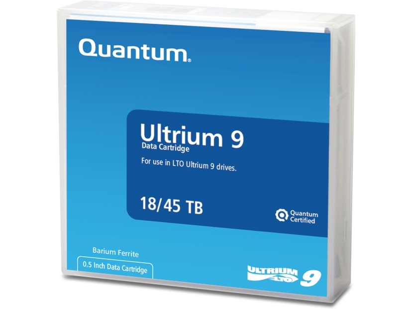 20 X Lto Ultrium 9   18 Tb   45 Tb   Skrivemærkater   Lyseblå fra Quantum