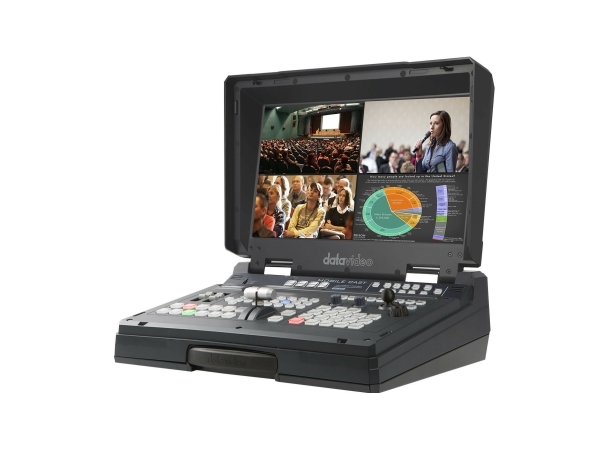 Hs 1600t Mark Ii, 2 Kanaler, 384 Kbit S, Aac Lc, Avc, H.264, Mp4, Stereo Headphone, Sort fra Datavideo