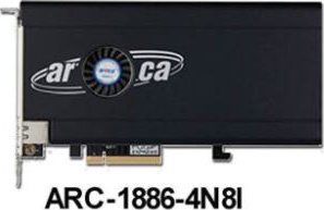 Raid Controller Arc 1886 4n8i 4x M.2 Und 8 Port Tri Mode 1x Sff 8654 Pcie 4.0 X8 Fh (arc 1886 4n8i) fra Areca