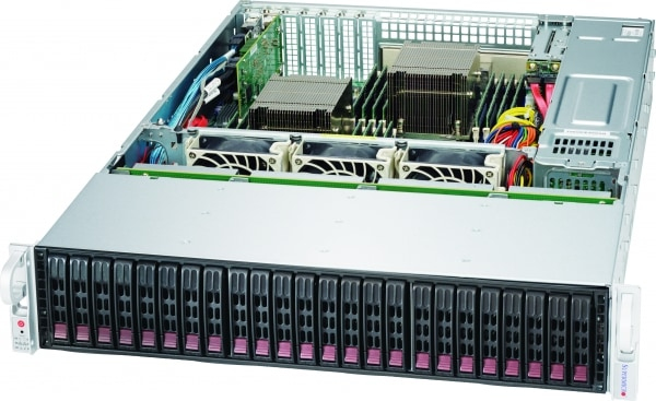 Super Micro Supermicro Sc216 Bac4 R1k23lpb   Rackmontering   2u   Enhanced Extended Atx   Sata Sas   Hot Swap 1200 Watt   Sort (cse 216bac4 R1k23lpb) fra Super Micro Computer