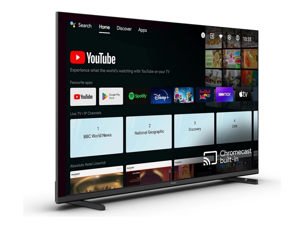 43hfl4518u   43" Diagonal Klasse Primesuite Led Bagbelyst Lcd Tv   Sundhedspleje Hotel   Smart Tv   Android Tv   4k Uhd (2160p) 3840 X 2160 fra Philips