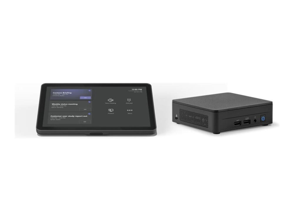 Base Microsoft Teams Rooms (no Av) With Tap + Asus Nuc   Microsoft Teams Rumsystem (  Tap, Mini Pc,   Pc Mount)   Med 90 Days fra Logitech