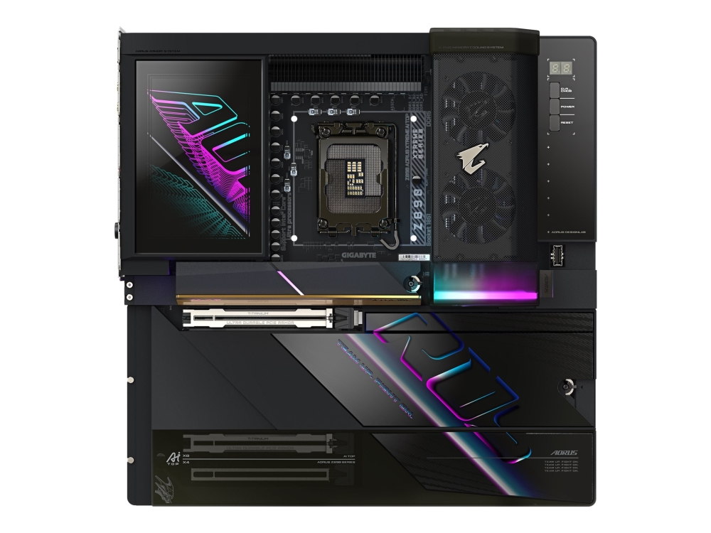 Aorus Z890 A Xtreme Ai Top   Bundkort   Udvidet Atx   Lga1851 Sokkel   Z890 Chipset   Usb4, Usb 3.2 Gen 2, Usb 3.2 Gen 1, Usb C 3.2 Gen 2x2   2 X 2.5 fra Gigabyte Technology