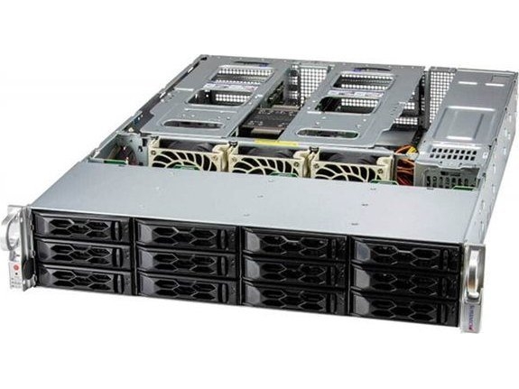 Supermicro 2u 6526y 16c 32t 2x32gb 960gb M.2 12x3.5" 2x1200w fra Super Micro Computer
