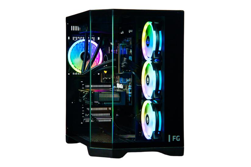 The Behemoth Ii Færdigsamlet Gamer Computer   Amd Ryzen 7 9800x3d   Vandkøler   32gb Ddr5 Rgb   Geforce Rtx 5070 Ti 16gb   2tb Ssd M.2   Windows 11 Installeret Og Køreklar fra Føniks