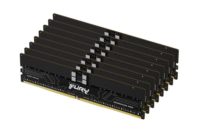 Fury Renegade Pro   256gb:8x32gb   Ddr5 Ram   6400mhz   Dimm 288 Pin   Ecc   Cl32 fra Kingston