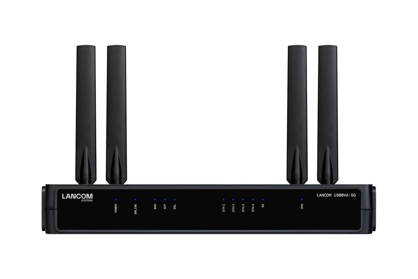 Lancom 1800va 5g   Sd Wan Gateway   Med Vdsl Og 5g fra Lancom Systems