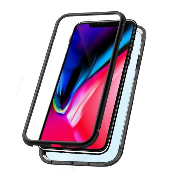 Mobilcover Iphone Xs Max   Magnetic (2 Stk) Sort fra Ksix