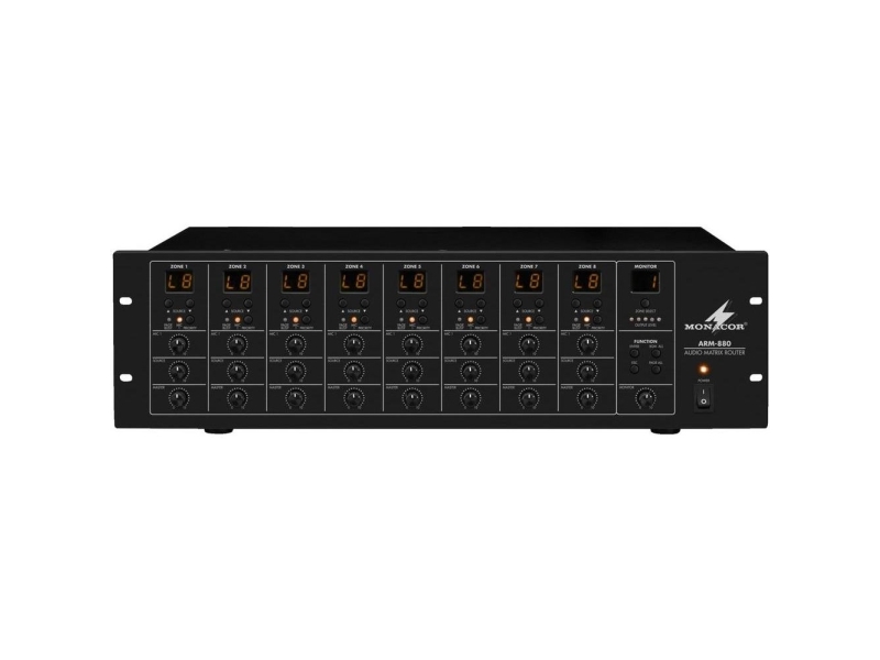 Arm 880 Audio Matrix Router fra Monacor