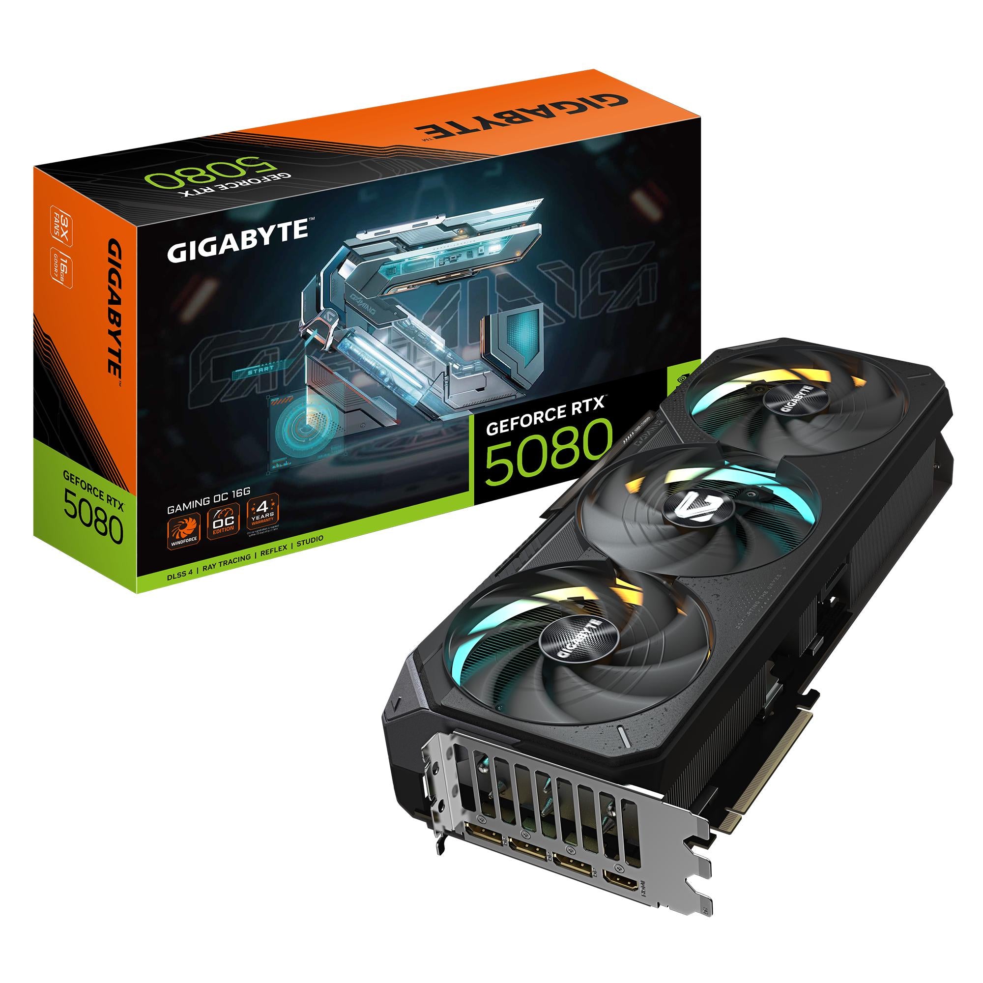 Geforce Rtx 5080 Gaming Oc 16gb fra Gigabyte