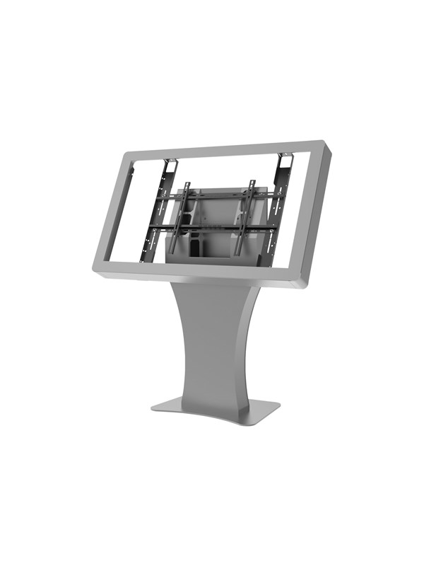 Landscape Kiosk Kilh555 Euk Stand   For Lcd Display   Gloss Black 34 Kg 55" 700 X 400 Mm fra Peerless Av