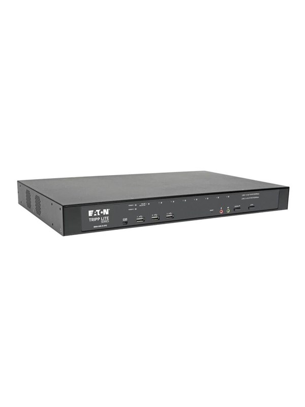 Eaton  Series 8 Port Cat5 Kvm Over Ip Switch With Virtual Media   1 Local & 1 Remote User 1u Rack Mount Taa fra Tripp Lite