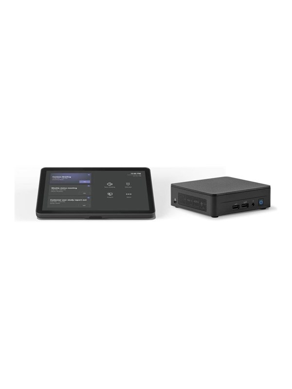 Base Microsoft Teams Rooms (no Av) With Tap + Asus Nuc fra Logitech
