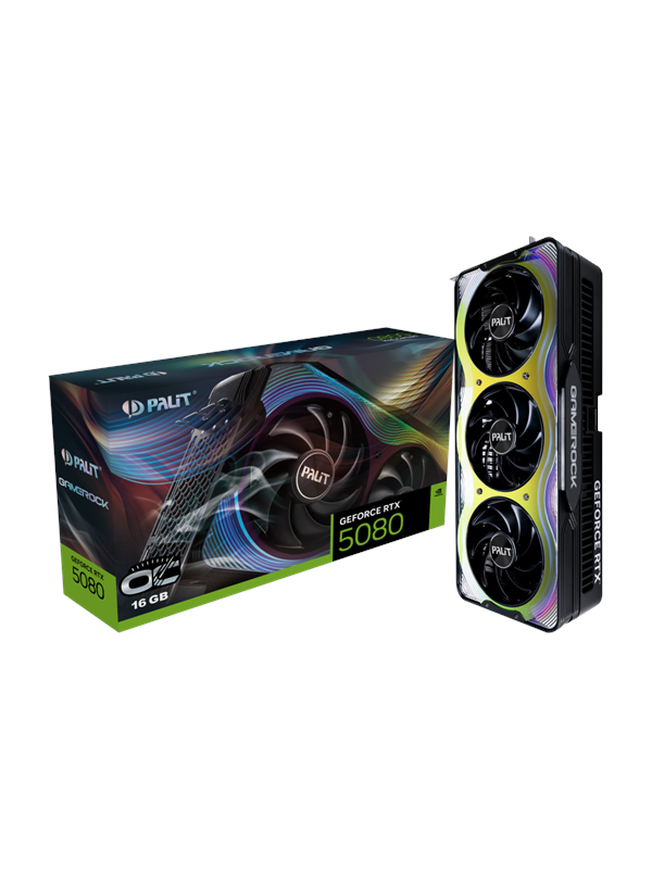 Geforce Rtx 5090 Gamerock Oc   32gb Gddr7 Ram   Grafikkort fra Palit