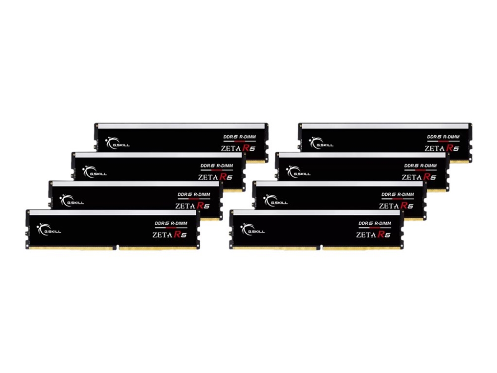 Zeta R5   Ddr5   Sæt   128 Gb: 8 X 16 Gb   Dimm 288 Pin   6000 Mhz   Pc5 48000   Cl30   1.4 V   Registreret   On Die Ecc fra G.skill